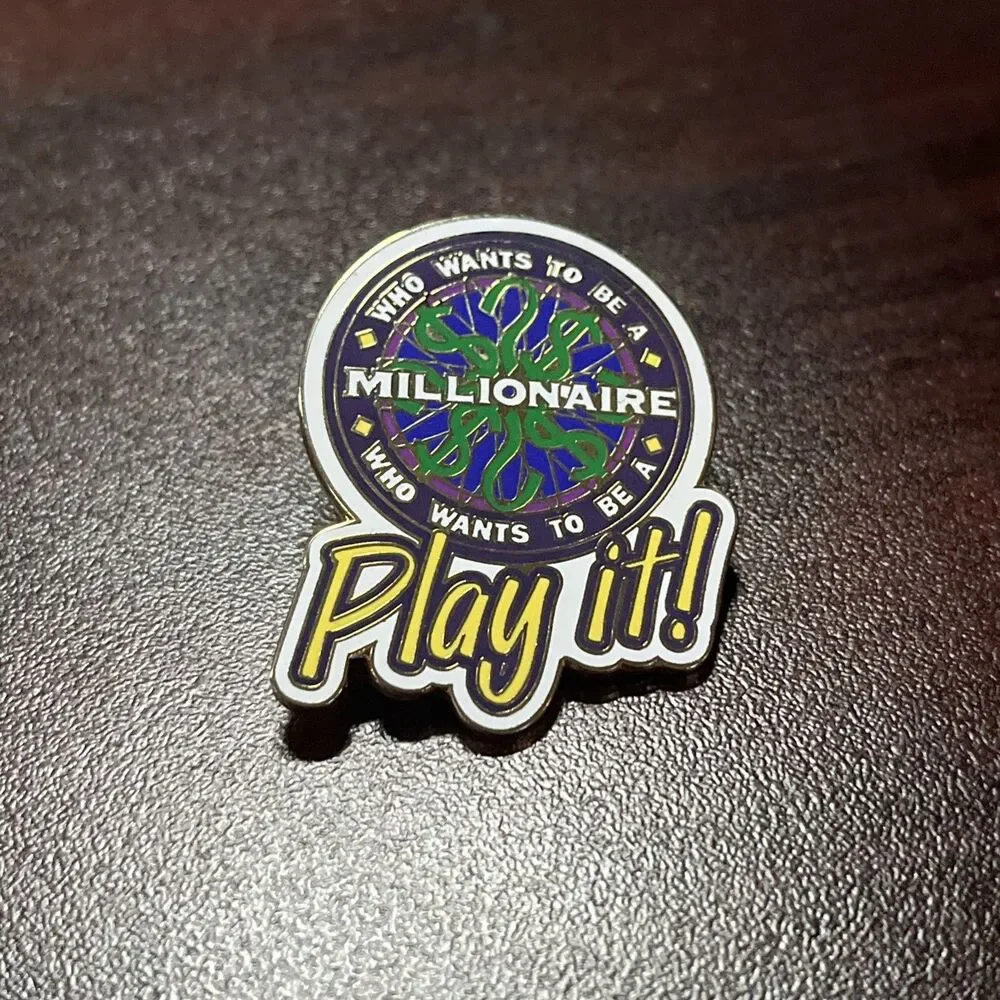 Disney Who Wants To Be A Millionaire‎ “Play It!” Lapel Hat Pin